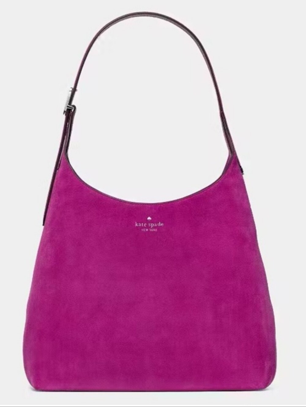 Kate Spade 454 Suede Large Shoulder Bag, Beet